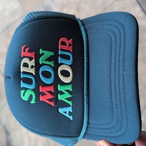 Anthropologie Navy Mesh Hat